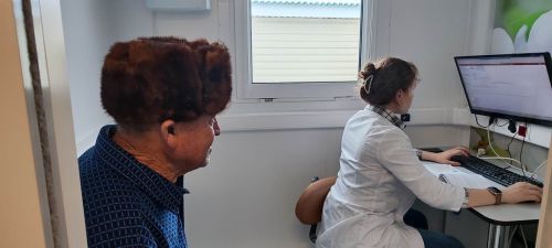 Районда Кучмә поликлиника эшли