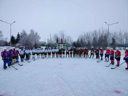 Олы Тиләҗе авылында хоккей  ярышы  узды