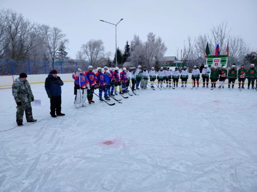 Олы Тиләҗе авылында хоккей  ярышы  узды