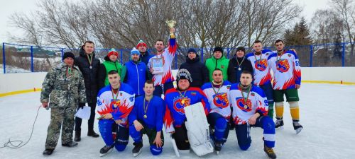 Олы Тиләҗе авылында хоккей  ярышы  узды