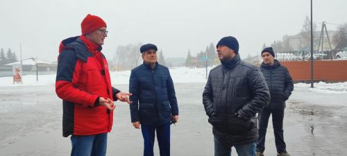 Төзелеш  объектларында  булдылар