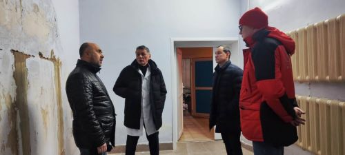 Төзелеш  объектларында  булдылар