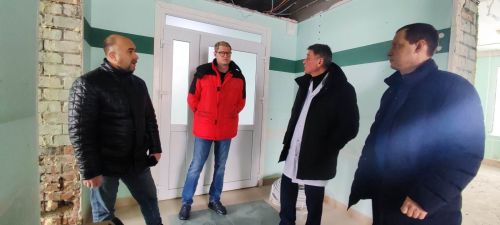 Төзелеш  объектларында  булдылар