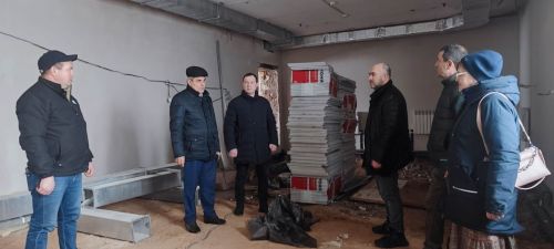 Төзелеш  объектларында  булдылар