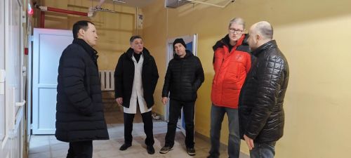 Төзелеш  объектларында  булдылар