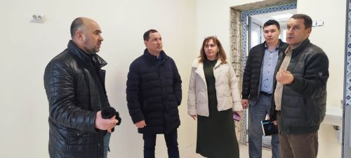 Төзелеш  объектларында  булдылар