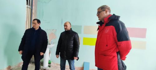 Төзелеш  объектларында  булдылар