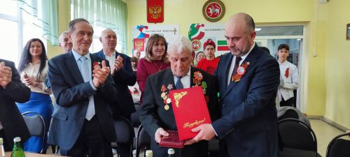 Поздравили с  99-летием, ветерана Великой Отечественной войны