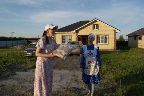 Теләче авылында бирнә җыйдылар