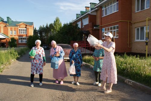 Теләче авылында бирнә җыйдылар