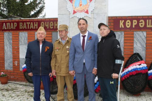 Алан авылында Бөек Җиңүнең 80 еллыгын билгеләп уздылар