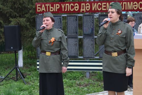 Алан авылында Бөек Җиңүнең 80 еллыгын билгеләп уздылар