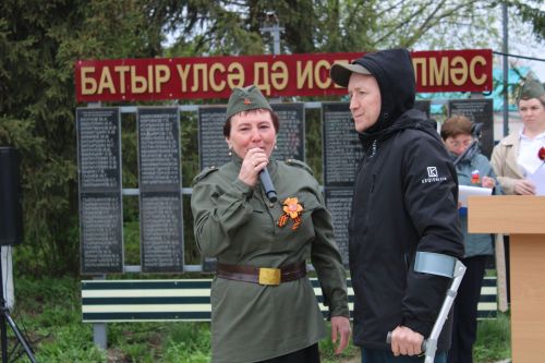 Алан авылында Бөек Җиңүнең 80 еллыгын билгеләп уздылар