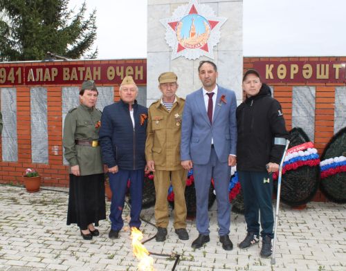 Алан авылында Бөек Җиңүнең 80 еллыгын билгеләп уздылар