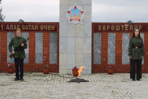 Алан авылында Бөек Җиңүнең 80 еллыгын билгеләп уздылар