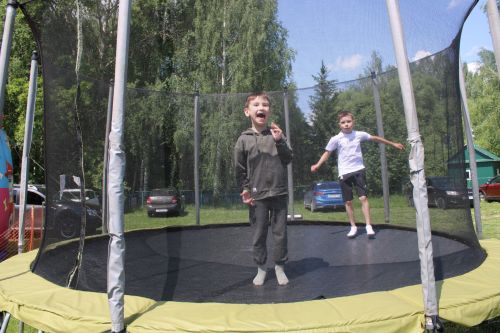 Кече Кибәхуҗа авылында балалар Сабантуе үтте