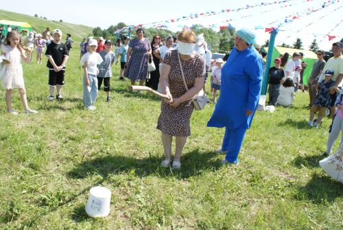 Кече Кибәхуҗада сабан туе гөрли