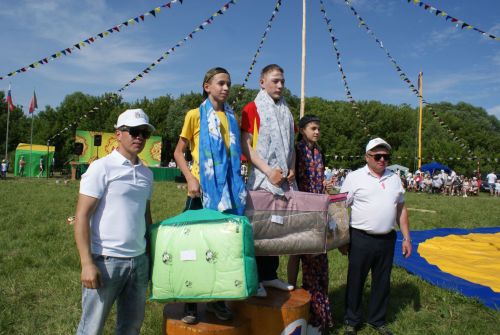 Алан авылында узган милли бәйрәм -  сабан туе мизгелләре