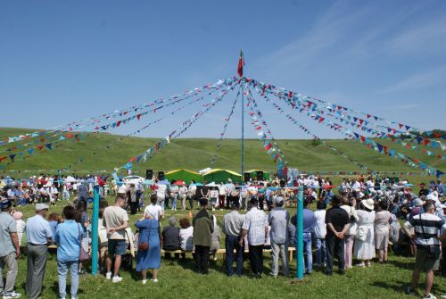 Кече Кибәхуҗада сабан туе гөрли