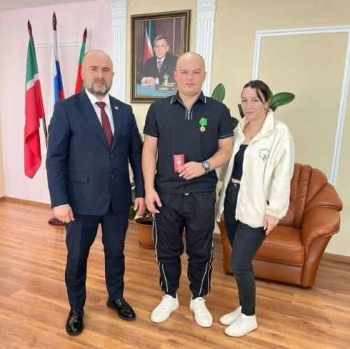 «Теләче муниципаль районы каршындагы казанышлары өчен» медален тапшырдылар