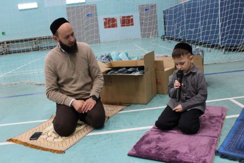 Теләчедә Ураза Гаете намазлары узды (фоторепортаж)