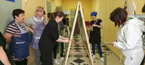 Маскировка челтәрләре үрү буенча остаханә оештырдылар