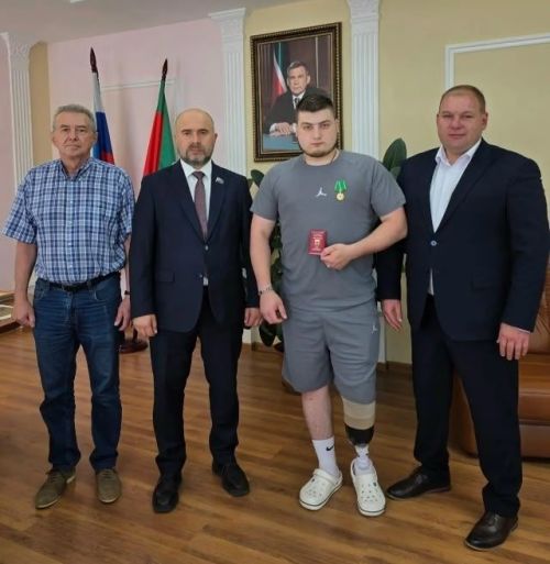 «Теләче муниципаль районы алдындагы казанышлары өчен»медале тапшырылды