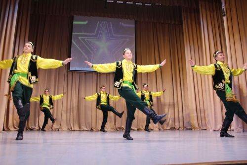 Теләчедә көрәшчеләр концерт куйды