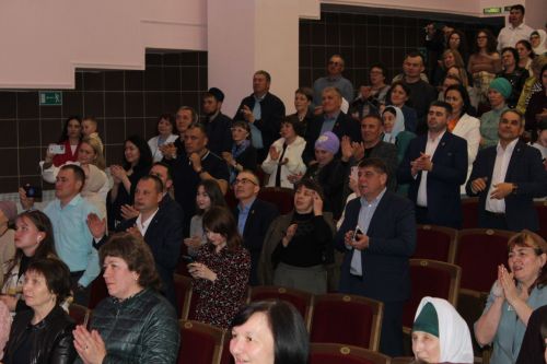 Теләчедә көрәшчеләр концерт куйды