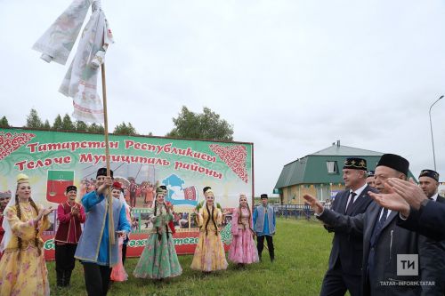 Теләче Сабантуе ачылышыннан Абдул Фархан фоторепортажы