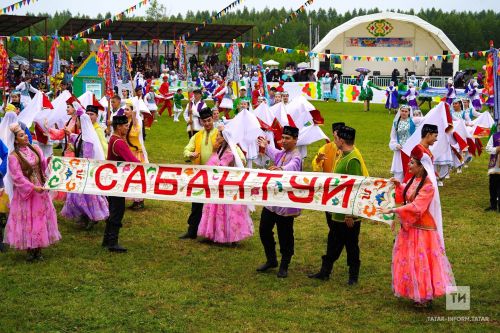 Теләче Сабантуе ачылышыннан Абдул Фархан фоторепортажы