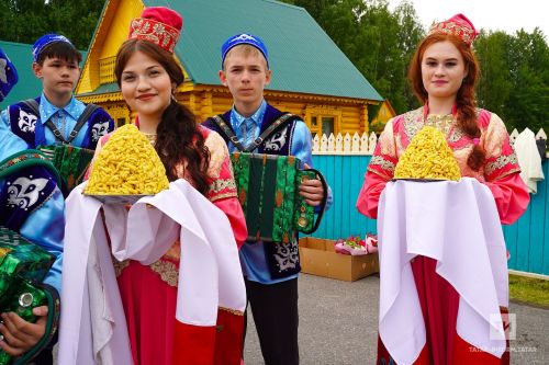 Теләче Сабантуе ачылышыннан Абдул Фархан фоторепортажы