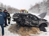 В результате ДТП на трассе в Татарстане погибли два человека