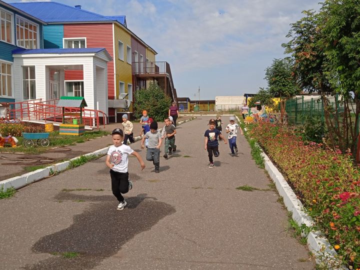 Өченче  номерлы балалар бакчасында  «Көзге кросс»
