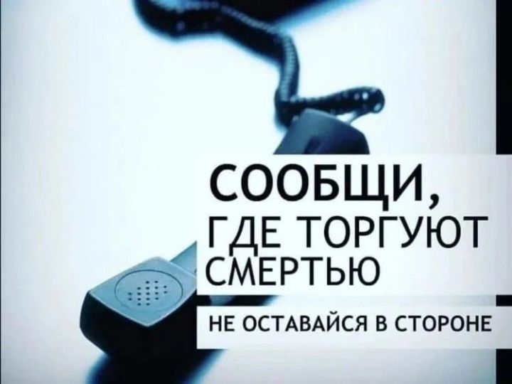 «Үлем белән кайда сату итүләрен хәбәр ит» гомумроссия акциясе бара