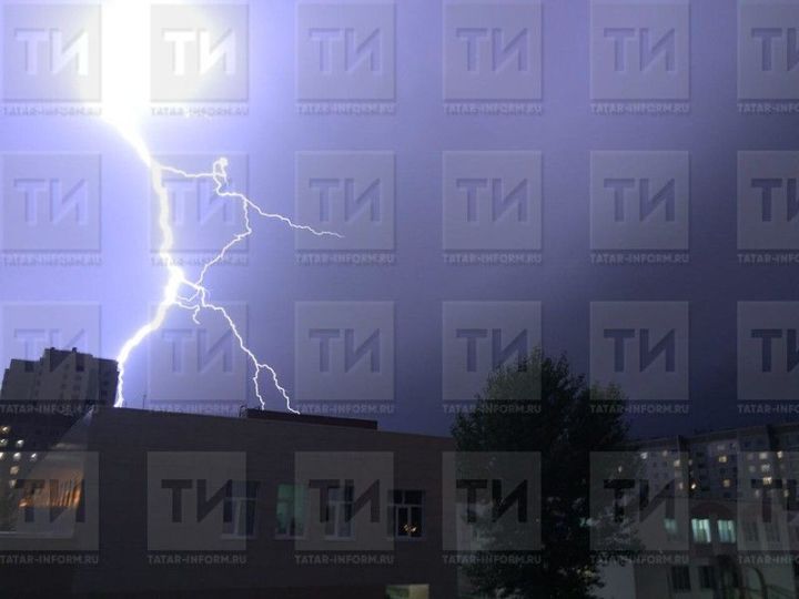 Яңгыр һәм боз явуы турында кисәттеләр